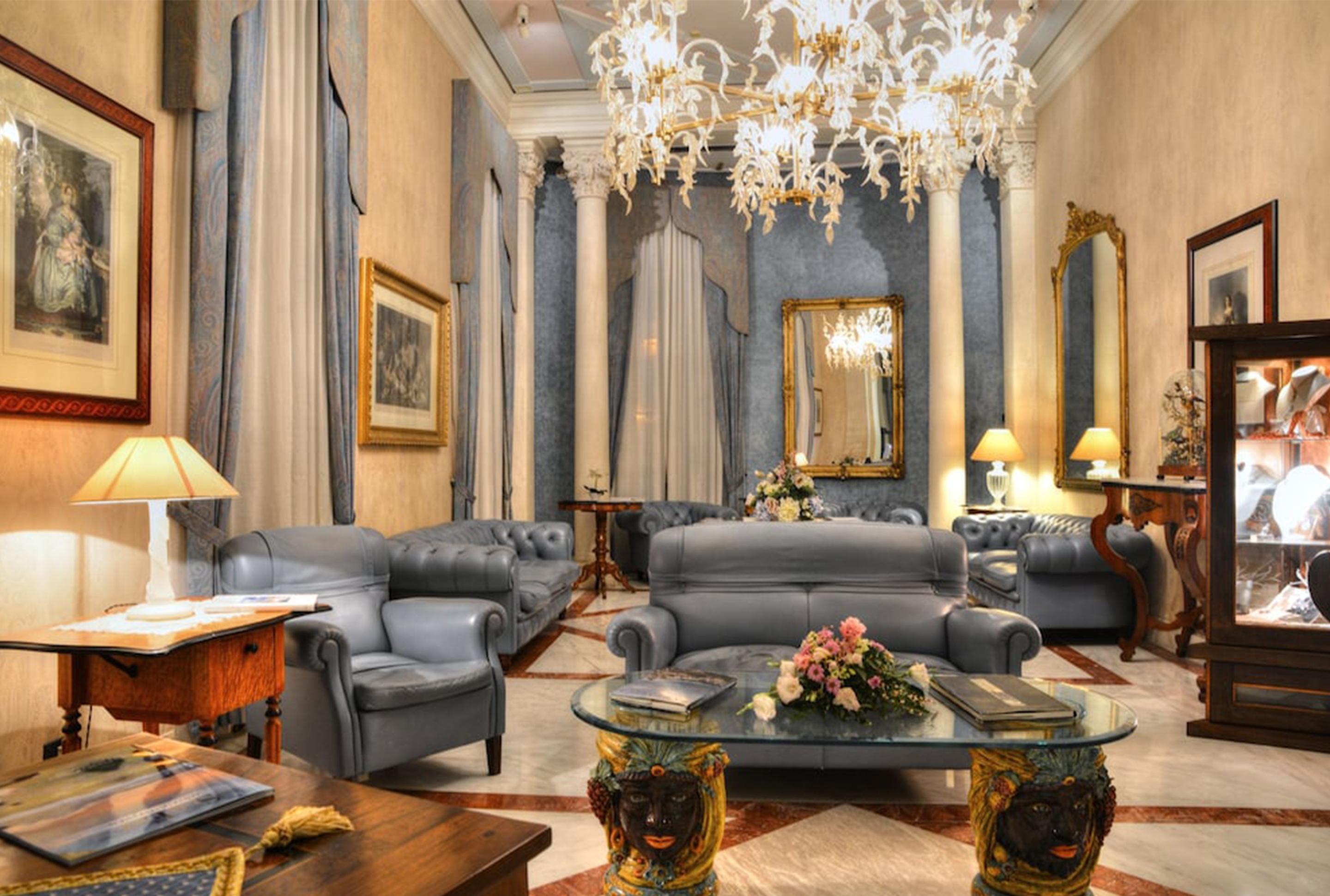 Grand Hotel Ortigia Syracuse Esterno foto The lobby