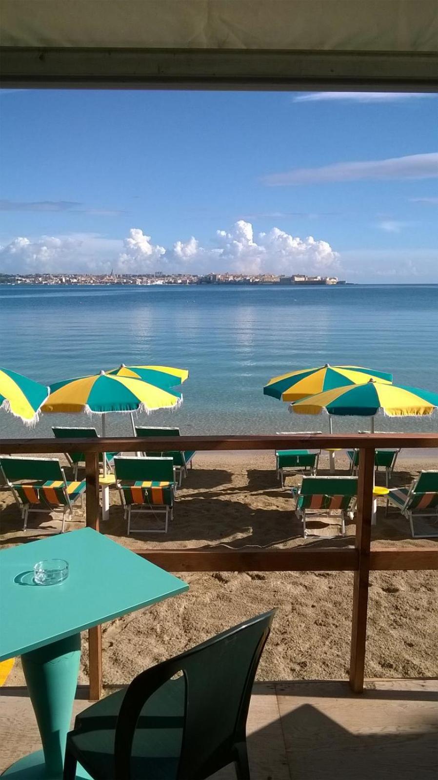 Grand Hotel Ortigia Syracuse Esterno foto The beach of the resort